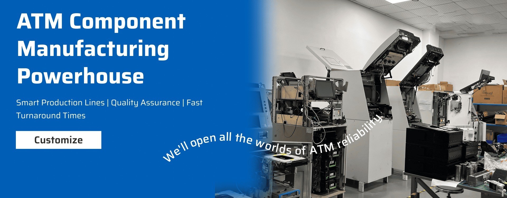 品質 Diebold自動支払機の部品 工場